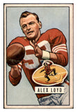 1951 Bowman Football #031 Alex Loyd 49ers VG 518659