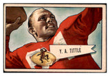 1952 Bowman Small Football #017 Y.A. Tittle 49ers VG-EX 518670