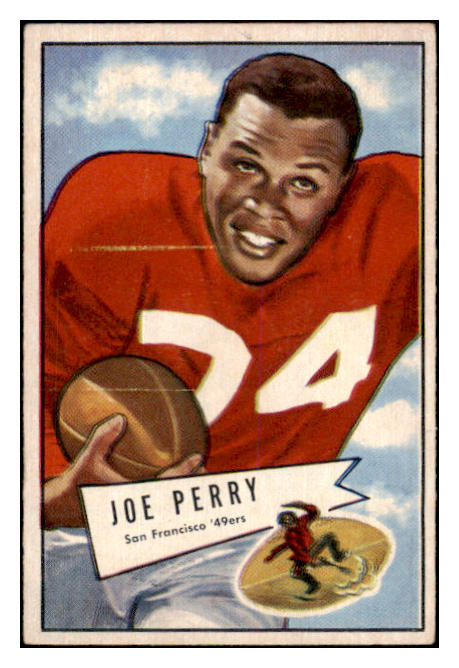 1952 Bowman Small Football #083 Joe Perry 49ers EX 518674