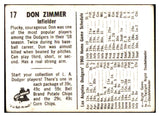 1960 Bell Brand #017 Don Zimmer Dodgers VG-EX 518681