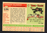 1955 Topps Baseball #124 Harmon Killebrew Senators Good trimmed 518683