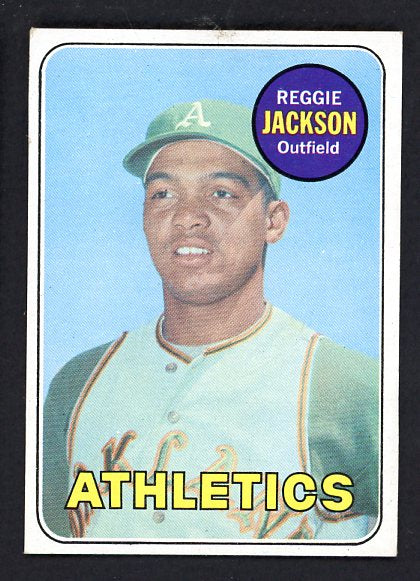 1969 Topps Baseball #260 Reggie Jackson A's EX/EX+ 518689