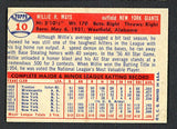 1957 Topps Baseball #010 Willie Mays Giants EX oc 518692