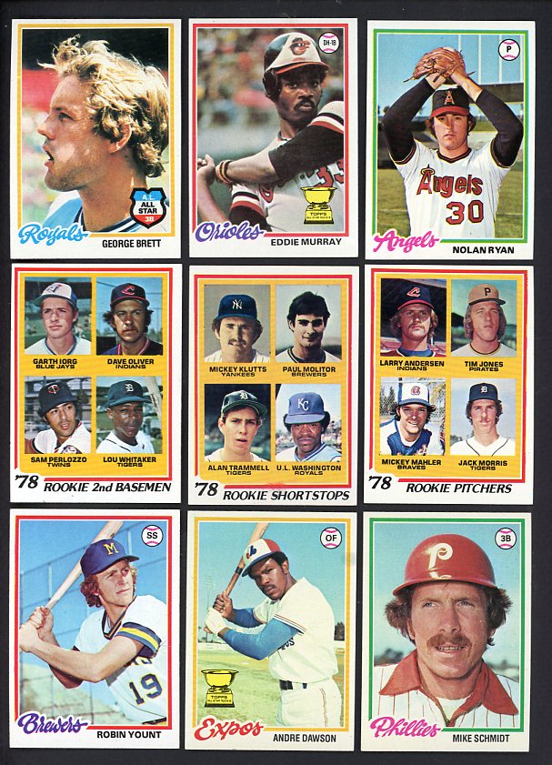 1978 Topps Baseball Complete Set EX-MT/NR-MT Molitor Murray Ryan 518697