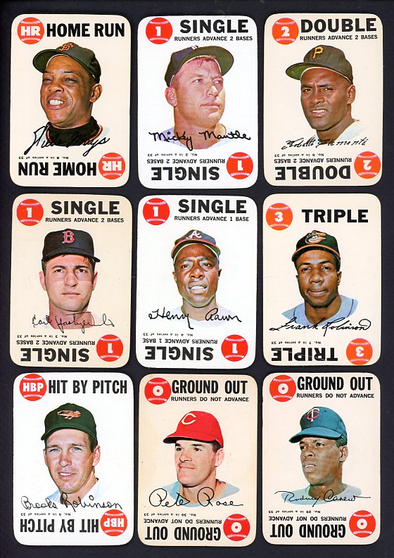 1968 Topps Game Complete Set EX-MT Mantle Clemente Mays 518699