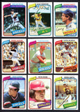 1980 Topps Baseball Complete Set EX-MT/NR-MT Henderson Ryan 518711