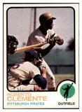 1973 Topps Baseball #050 Roberto Clemente Pirates EX-MT 518713