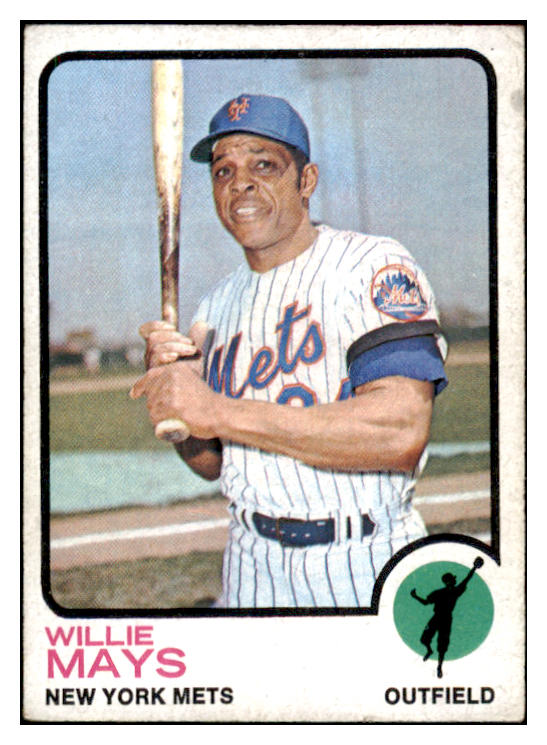 1973 Topps Baseball #305 Willie Mays Mets VG-EX 518715