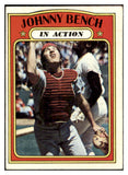 1972 Topps Baseball #434 Johnny Bench IA Reds VG-EX 518720