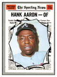 1970 Topps Baseball #462 Hank Aaron A.S. Braves EX 518724