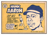 1970 Topps Baseball #462 Hank Aaron A.S. Braves EX 518724