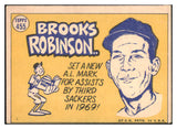 1970 Topps Baseball #455 Brooks Robinson A.S. Orioles EX 518735