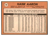 1969 Topps Baseball #100 Hank Aaron Braves EX-MT 518737