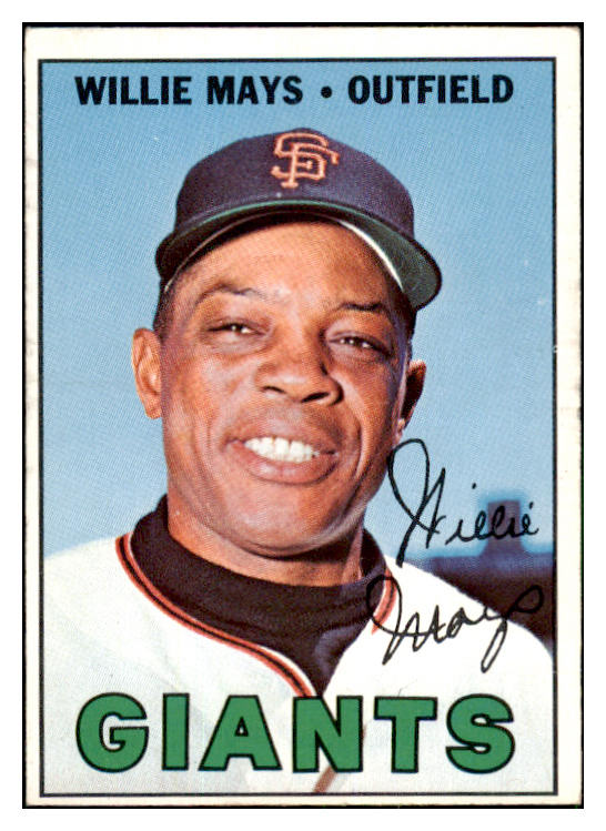 1967 Topps Baseball #200 Willie Mays Giants EX-MT 518743