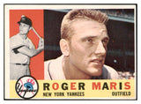 1960 Topps Baseball #377 Roger Maris Yankees VG-EX 518759