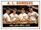 1964 Topps Baseball #331 Mickey Mantle Al Kaline Roger Maris EX+/EX-MT 518765