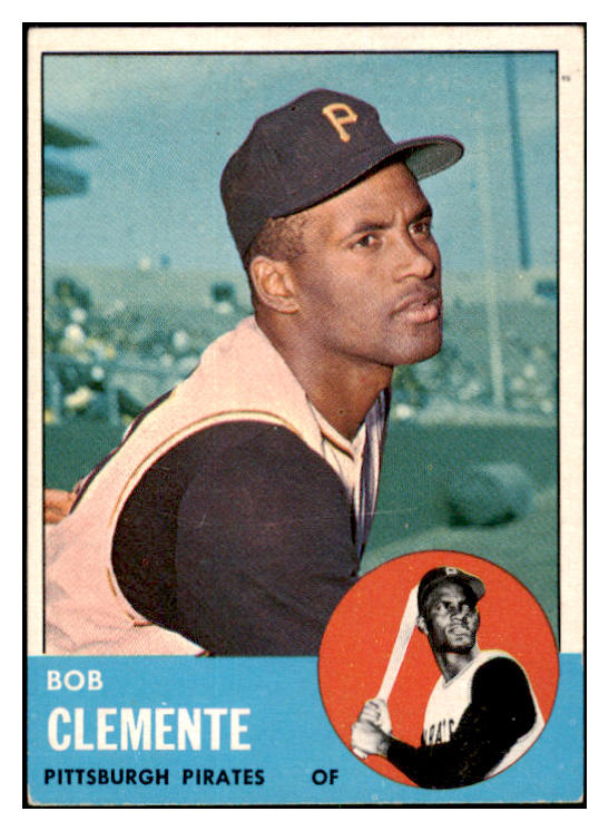 1963 Topps Baseball #540 Roberto Clemente Pirates VG-EX 518767