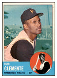 1963 Topps Baseball #540 Roberto Clemente Pirates VG-EX 518767