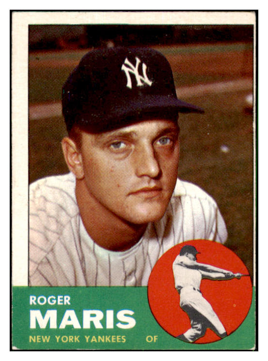 1963 Topps Baseball #120 Roger Maris Yankees VG-EX 518768