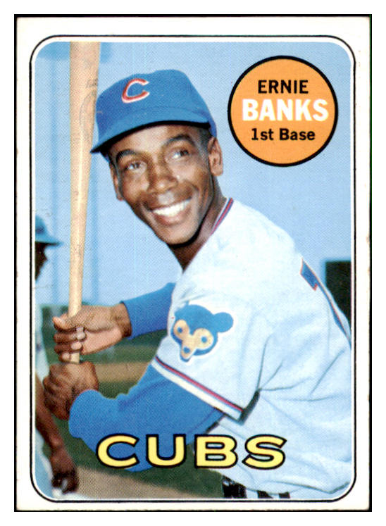 1969 Topps Baseball #020 Ernie Banks Cubs EX-MT 518776