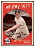 1959 Topps Baseball #430 Whitey Ford Yankees Fair 518785