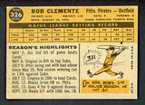 1960 Topps Baseball #326 Roberto Clemente Pirates VG-EX 518788