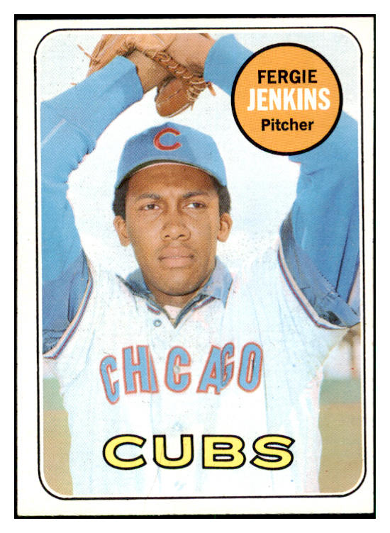 1969 Topps Baseball #640 Fergie Jenkins Cubs EX-MT 518791