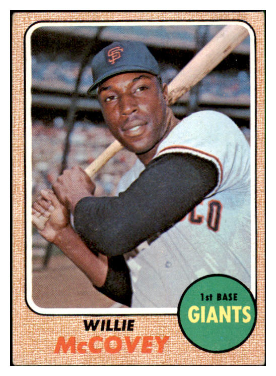 1968 Topps Baseball #290 Willie McCovey Giants VG-EX 518799