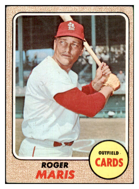 1968 Topps Baseball #330 Roger Maris Cardinals VG-EX 518802