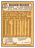 1968 Topps Baseball #330 Roger Maris Cardinals VG-EX 518802