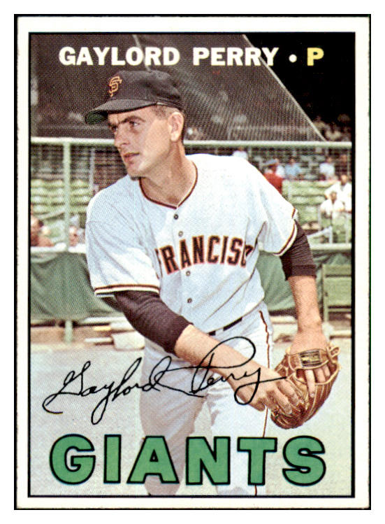 1967 Topps Baseball #320 Gaylord Perry Giants EX-MT 518810