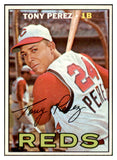 1967 Topps Baseball #476 Tony Perez Reds EX-MT 518812