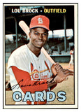 1967 Topps Baseball #285 Lou Brock Cardinals EX-MT 518818