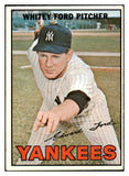 1967 Topps Baseball #005 Whitey Ford Yankees EX+/EX-MT 518824