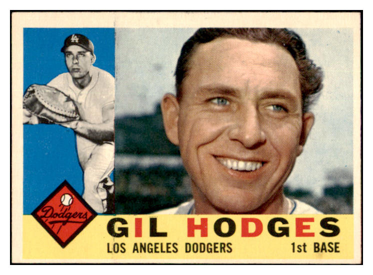 1960 Topps Baseball #295 Gil Hodges Dodgers EX-MT 518864