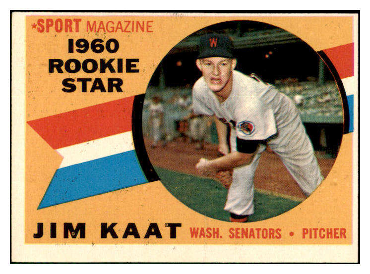 1960 Topps Baseball #136 Jim Kaat Senators EX 518868