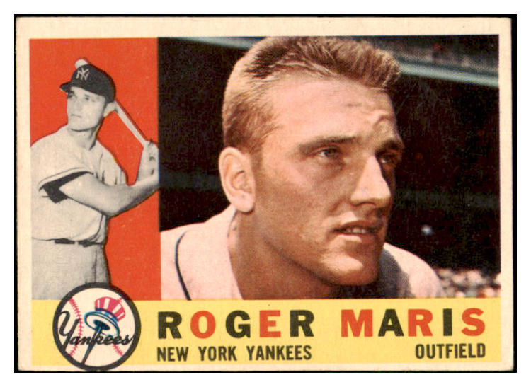 1960 Topps Baseball #377 Roger Maris Yankees VG-EX 518870