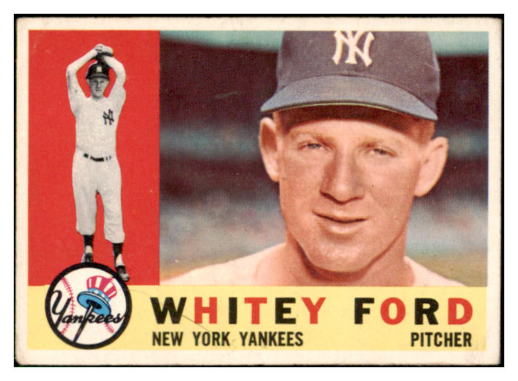 1960 Topps Baseball #035 Whitey Ford Yankees VG-EX 518874