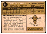 1960 Topps Baseball #035 Whitey Ford Yankees VG-EX 518874