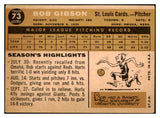 1960 Topps Baseball #073 Bob Gibson Cardinals VG-EX 518875