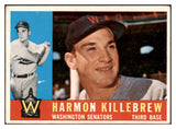 1960 Topps Baseball #210 Harmon Killebrew Senators VG-EX 518876