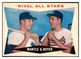 1960 Topps Baseball #160 Mickey Mantle Ken Boyer NR-MT 518877