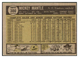 1961 Topps Baseball #300 Mickey Mantle Yankees Good 518880