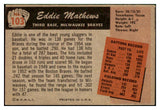 1955 Bowman Baseball #103 Eddie Mathews Braves EX+/EX-MT 518881