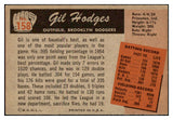 1955 Bowman Baseball #158 Gil Hodges Dodgers EX 518882