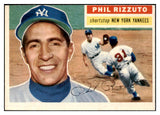 1956 Topps Baseball #113 Phil Rizzuto Yankees VG-EX Gray 518886