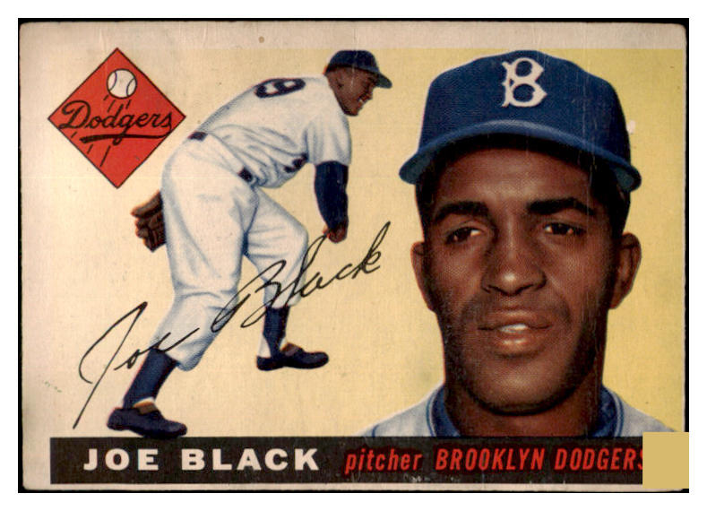 1955 Topps Baseball #156 Joe Black Dodgers GD-VG 518893