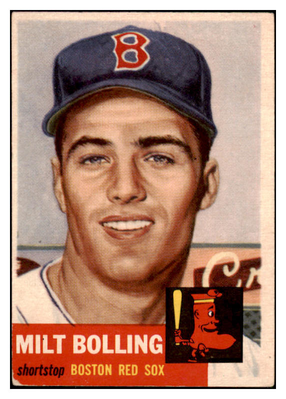 1953 Topps Baseball #280 Milt Bolling Red Sox VG-EX 518908