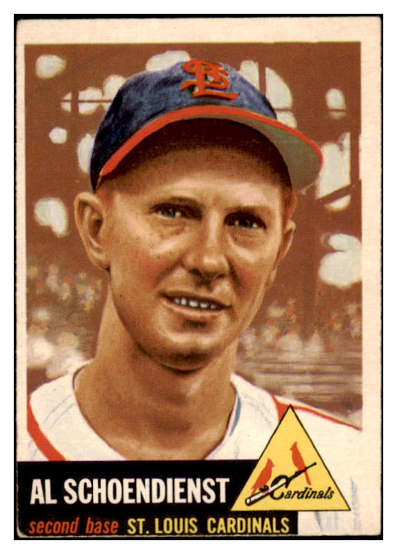 1953 Topps Baseball #078 Red Schoendienst Cardinals VG-EX 518911