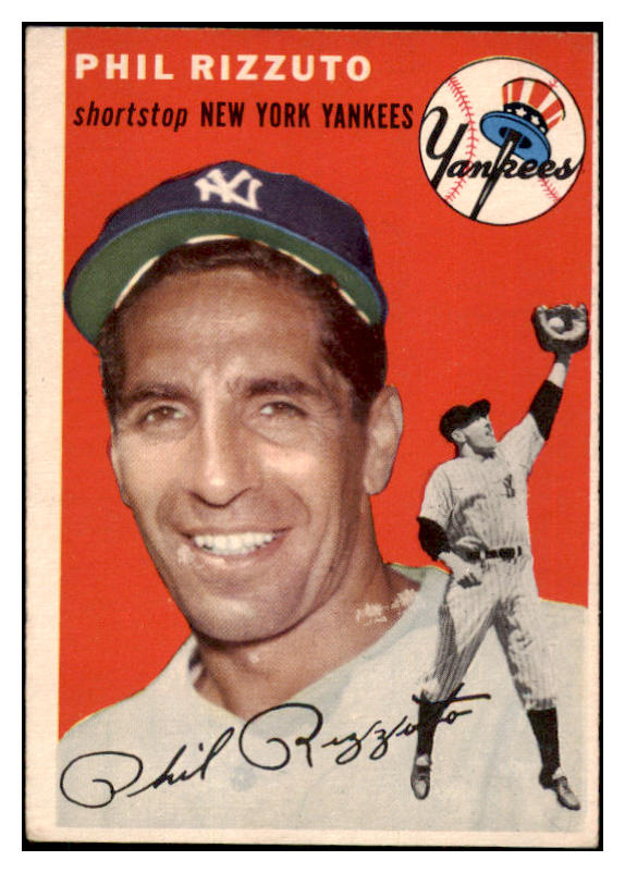 1954 Topps Baseball #017 Phil Rizzuto Yankees VG-EX 518912